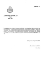 Afkondigingsblad van Aruba 2005 no. 62, DWJZ - Directie Wetgeving en Juridische Zaken