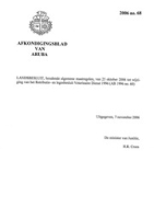 Afkondigingsblad van Aruba 2006 no. 68, DWJZ - Directie Wetgeving en Juridische Zaken