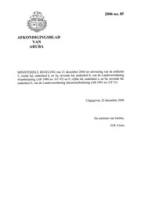 Afkondigingsblad van Aruba 2006 no. 85, DWJZ - Directie Wetgeving en Juridische Zaken