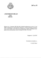 Afkondigingsblad van Aruba 2007 no. 58, DWJZ - Directie Wetgeving en Juridische Zaken