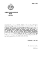 Afkondigingsblad van Aruba 2008 no. 23, DWJZ - Directie Wetgeving en Juridische Zaken