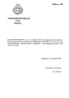 Afkondigingsblad van Aruba 2009 no. 100, DWJZ - Directie Wetgeving en Juridische Zaken