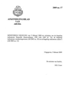 Afkondigingsblad van Aruba 2009 no. 17, DWJZ - Directie Wetgeving en Juridische Zaken