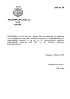 Afkondigingsblad van Aruba 2009 no. 18, DWJZ - Directie Wetgeving en Juridische Zaken