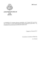 Afkondigingsblad van Aruba 2011 no. 4, DWJZ - Directie Wetgeving en Juridische Zaken