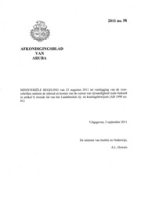 Afkondigingsblad van Aruba 2011 no. 58, DWJZ - Directie Wetgeving en Juridische Zaken