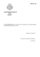 Afkondigingsblad van Aruba 2013 no. 40, DWJZ - Directie Wetgeving en Juridische Zaken