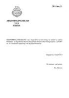 Afkondigingsblad van Aruba 2014 no. 21, DWJZ - Directie Wetgeving en Juridische Zaken