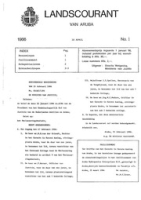 Landscourant van Aruba 1986, no. 01, DWJZ - Directie Wetgeving en Juridische Zaken