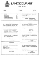 Landscourant van Aruba 1986, no. 08, DWJZ - Directie Wetgeving en Juridische Zaken