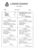 Landscourant van Aruba 1986, no. 13, DWJZ - Directie Wetgeving en Juridische Zaken