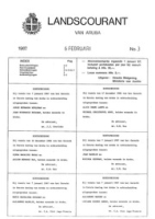 Landscourant van Aruba 1987, no. 03, DWJZ - Directie Wetgeving en Juridische Zaken