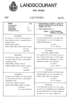 Landscourant van Aruba 1987, no. 18, DWJZ - Directie Wetgeving en Juridische Zaken