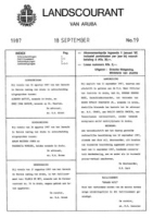 Landscourant van Aruba 1987, no. 19, DWJZ - Directie Wetgeving en Juridische Zaken