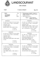Landscourant van Aruba 1987, no. 25, DWJZ - Directie Wetgeving en Juridische Zaken