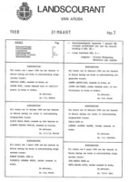 Landscourant van Aruba 1988, no. 07, DWJZ - Directie Wetgeving en Juridische Zaken
