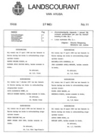 Landscourant van Aruba 1988, no. 11, DWJZ - Directie Wetgeving en Juridische Zaken