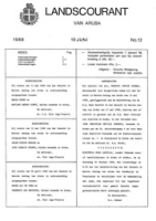 Landscourant van Aruba 1988, no. 12, DWJZ - Directie Wetgeving en Juridische Zaken