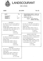 Landscourant van Aruba 1988, no. 13, DWJZ - Directie Wetgeving en Juridische Zaken