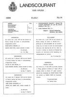 Landscourant van Aruba 1988, no. 14, DWJZ - Directie Wetgeving en Juridische Zaken