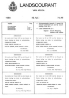 Landscourant van Aruba 1988, no. 15, DWJZ - Directie Wetgeving en Juridische Zaken