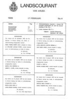 Landscourant van Aruba 1989, no. 04, DWJZ - Directie Wetgeving en Juridische Zaken