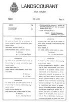 Landscourant van Aruba 1989, no. 11, DWJZ - Directie Wetgeving en Juridische Zaken