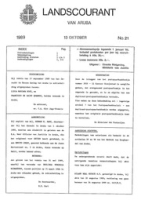 Landscourant van Aruba 1989, no. 21, DWJZ - Directie Wetgeving en Juridische Zaken
