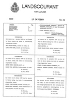 Landscourant van Aruba 1989, no. 22, DWJZ - Directie Wetgeving en Juridische Zaken