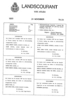 Landscourant van Aruba 1989, no. 24, DWJZ - Directie Wetgeving en Juridische Zaken