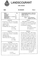 Landscourant van Aruba 1991, no. 02, DWJZ - Directie Wetgeving en Juridische Zaken