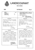 Landscourant van Aruba 1991, no. 04, DWJZ - Directie Wetgeving en Juridische Zaken