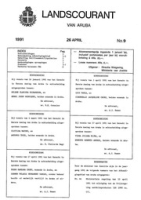 Landscourant van Aruba 1991, no. 09, DWJZ - Directie Wetgeving en Juridische Zaken