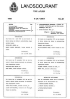 Landscourant van Aruba 1991, no. 21, DWJZ - Directie Wetgeving en Juridische Zaken
