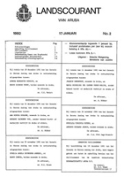 Landscourant van Aruba 1992, no. 02, DWJZ - Directie Wetgeving en Juridische Zaken