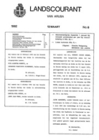 Landscourant van Aruba 1992, no. 06, DWJZ - Directie Wetgeving en Juridische Zaken