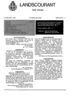 Landscourant van Aruba 1993, no. 04, DWJZ - Directie Wetgeving en Juridische Zaken
