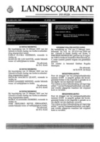 Landscourant van Aruba 2005, no. 09, DWJZ - Directie Wetgeving en Juridische Zaken