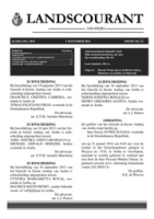 Landscourant van Aruba 2013, no. 22, DWJZ - Directie Wetgeving en Juridische Zaken