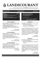 Landscourant van Aruba 2013, no. 25, DWJZ - Directie Wetgeving en Juridische Zaken
