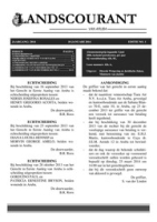 Landscourant van Aruba 2014, no. 01, DWJZ - Directie Wetgeving en Juridische Zaken