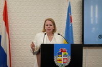 COVID-19 Gobierno di Aruba, Conferencianan di prensa, 2020-03-13, potret # 01