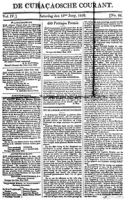 De Curacaosche Courant (15 Juni 1816)