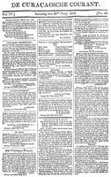 De Curacaosche Courant (29 Juni 1816)