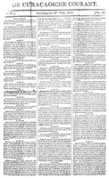 De Curacaosche Courant (6 Juli 1816)