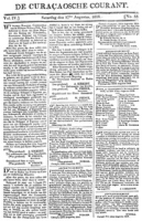 De Curacaosche Courant (17 Augustus 1816)