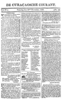 De Curacaosche Courant (30 November 1816)