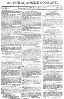 De Curacaosche Courant (28 December 1816)