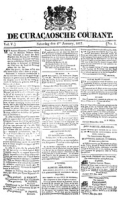 De Curacaosche Courant (4 Januari 1817)