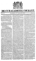 De Curacaosche Courant (13 September 1817)